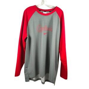 St Louis Cardinals 2XL XXL Long Sleeve Nike Dri-Fit Thermal MLB
